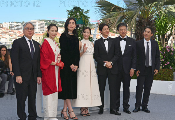 Photocall du film "Lumière pâle sur les collines"