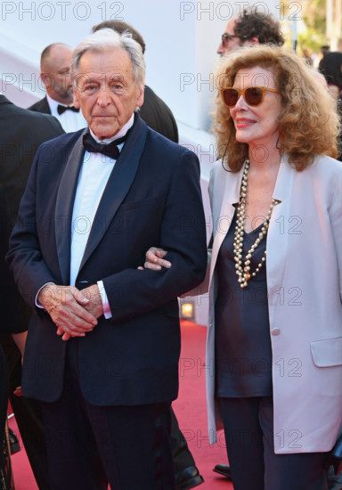 Costa-Gavras with his wife