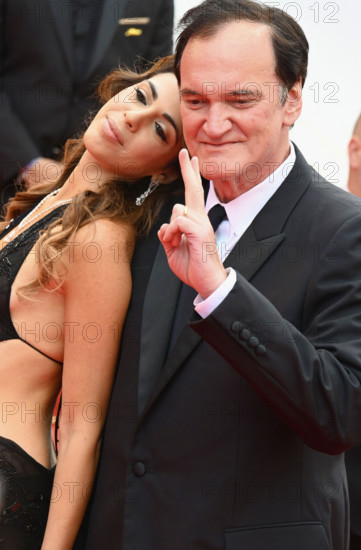 Quentin Tarantino and his wife Daniella Pick