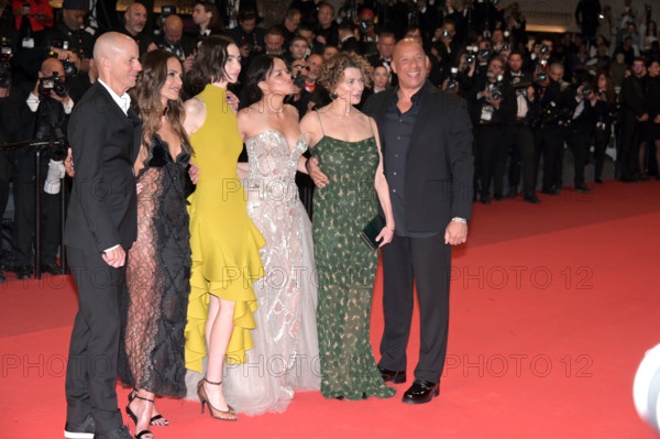 The cast and crew of the film "The Fast and the Furious"