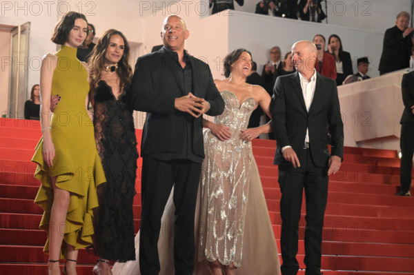 The cast and crew of the film "The Fast and the Furious"