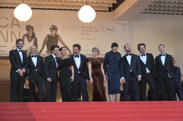 L'équipe du film "L'Être aimé"