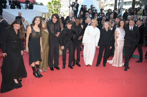Cast of the film  "Mémoire de fille"
