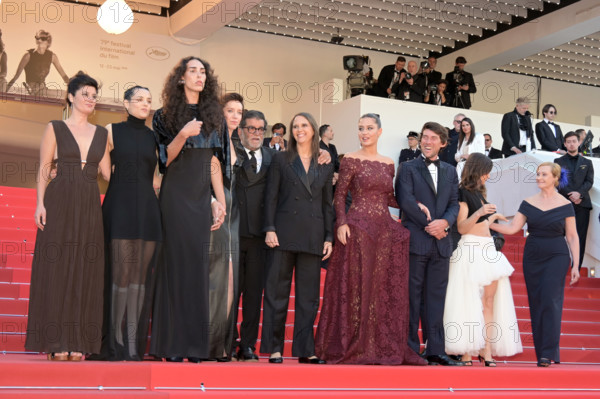 L'équipe du film "Garance"