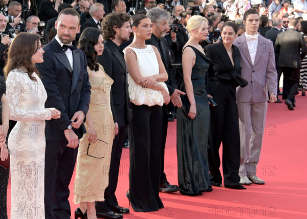 L'équipe du film "Mariage au Goût d'Orange"