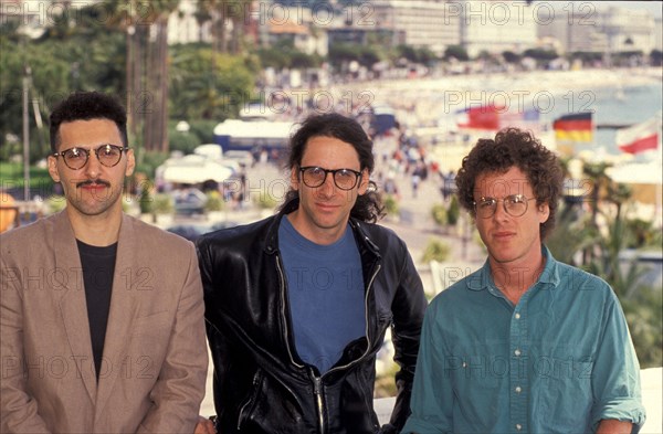 John Turturro, Joel et Ethan Coen Cannes 1991