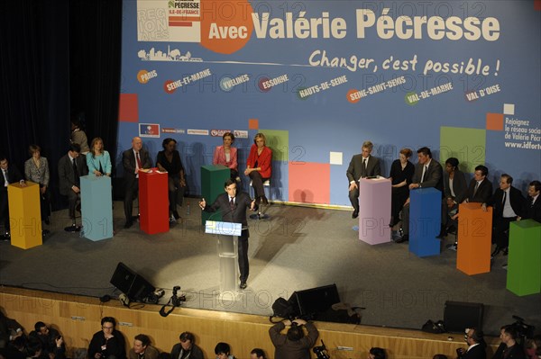 Election régionales 2010, meeting UMP d'entre les deux tours