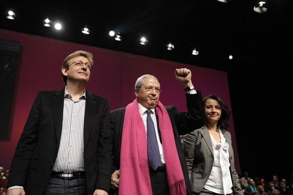 Elections Régionales 2010, meeting de la coallition PS, Europe Ecologie, Front de Gauche