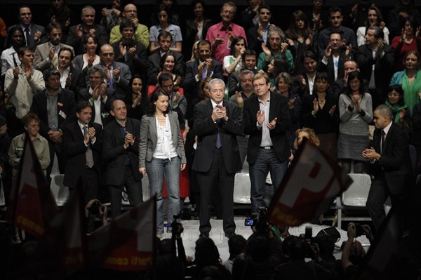 Elections Régionales 2010, meeting de la coallition PS, Europe Ecologie, Front de Gauche