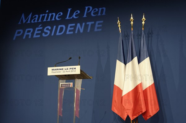 Premier tour de l'élection présidentielle 2012, QG de Marine Le Pen