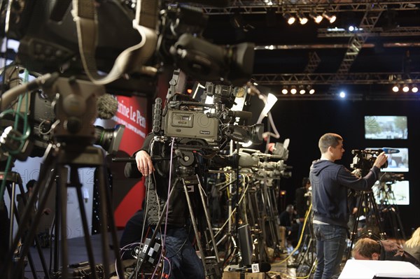 Premier tour de l'élection présidentielle 2012, QG de Marine Le Pen