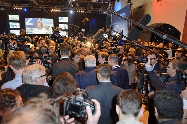 Premier tour de l'élection présidentielle 2012, QG de Marine Le Pen