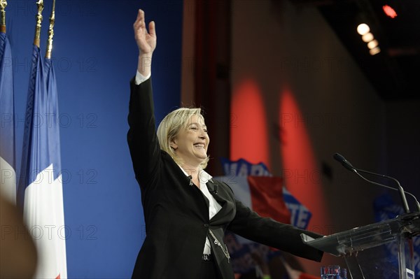 Premier tour de l'élection présidentielle 2012, QG de Marine Le Pen