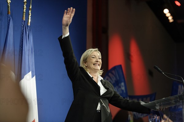 Premier tour de l'élection présidentielle 2012, QG de Marine Le Pen