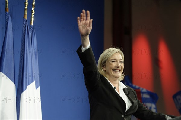 Premier tour de l'élection présidentielle 2012, QG de Marine Le Pen