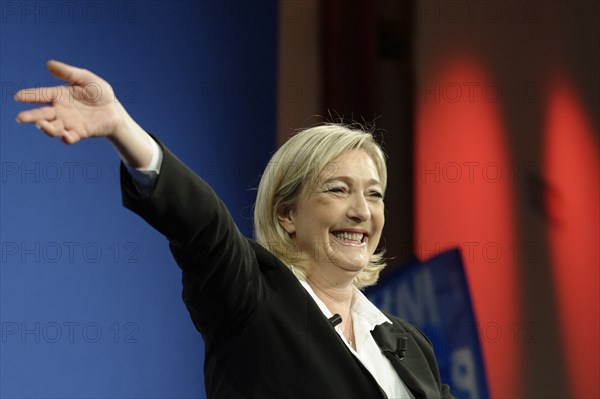 Premier tour de l'élection présidentielle 2012, QG de Marine Le Pen