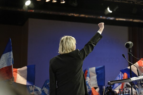 Premier tour de l'élection présidentielle 2012, QG de Marine Le Pen