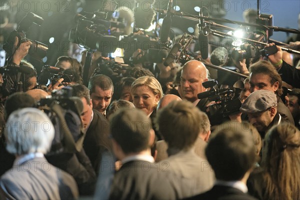 Premier tour de l'élection présidentielle 2012, QG de Marine Le Pen