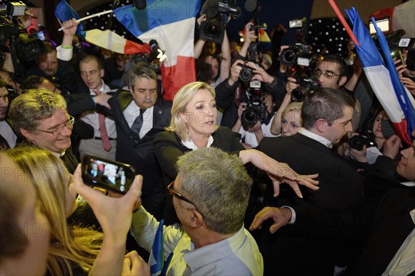 Premier tour de l'élection présidentielle 2012, QG de Marine Le Pen