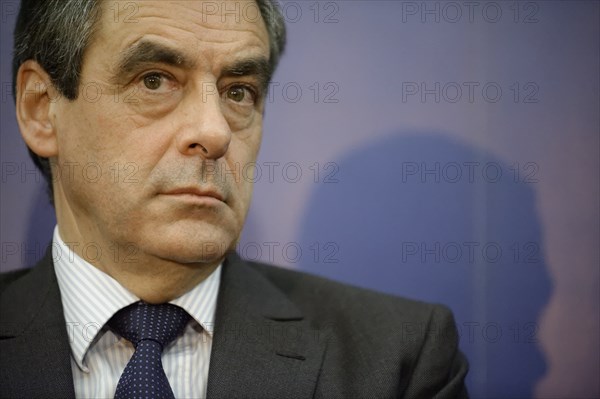 François Fillon candidat à  la présidence de l'UMP