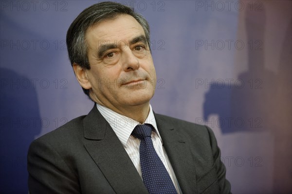 François Fillon candidat à  la présidence de l'UMP