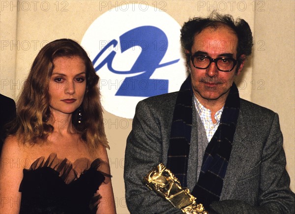 Isabelle Huppert et Jean-Luc Godard