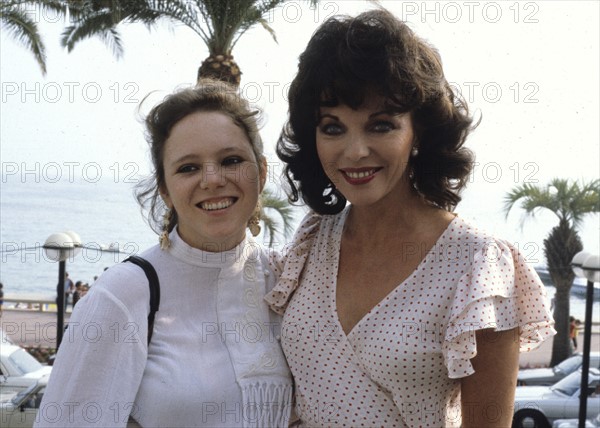 Joan Collins et sa fille Tara