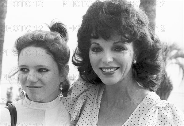 Joan Collins et sa fille Tara