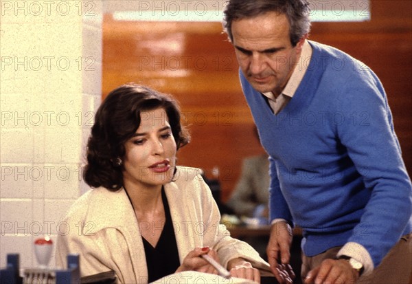 Fanny Ardant and François Truffaut