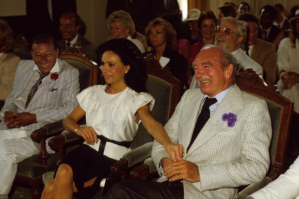 Mariage d'Eddie Barclay avec Danièle Poinsot