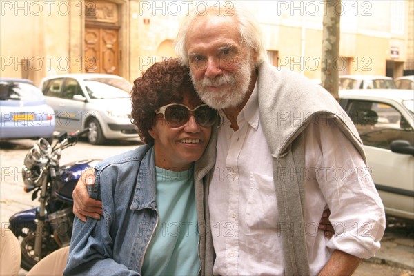 Georges Moustaki et Nancy Holloway