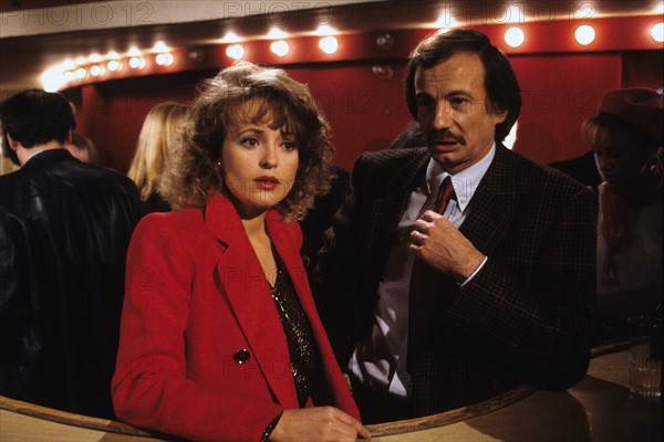 Fanny Cottençon and Patrick Chesnais, 1988