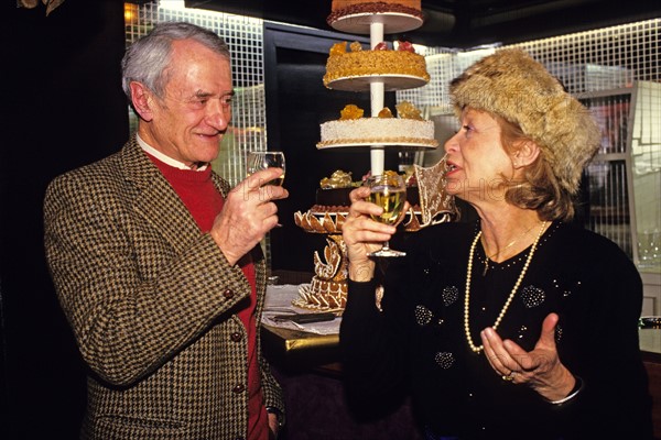 Georges de Caunes and Jacqueline Joubert, 1989
