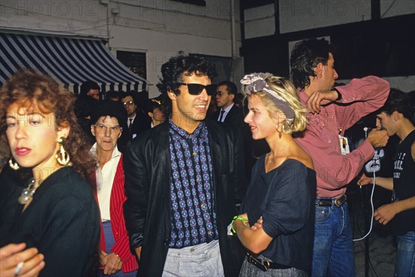 Julien Clerc and Virginie Couperie, 1986