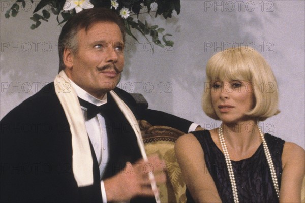 Jean Piat and Mireille Darc, 1984