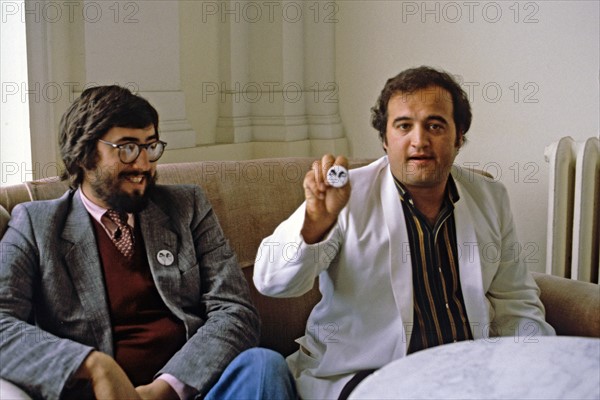 John Landis and John Belushi, 1980