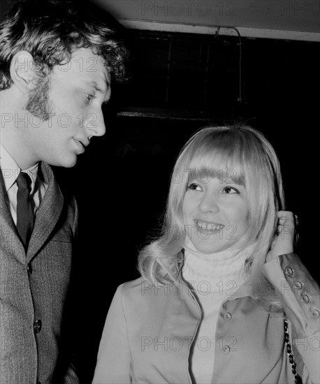 Johnny Hallyday and Sylvie Vartan