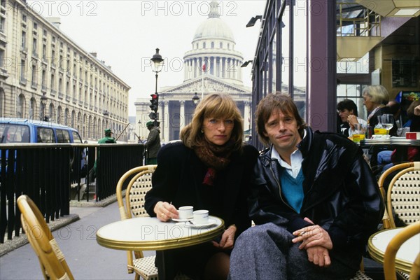 Pierre Bachelet with wife Danielle