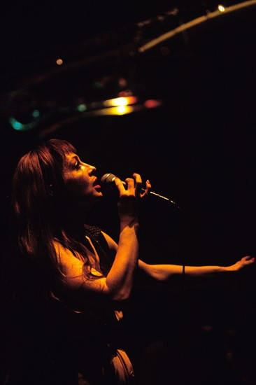 French band Rita Mitsouko on stage, 1994