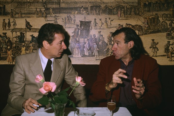Sébastien Japrisot and Henri-François Rey, 1982
