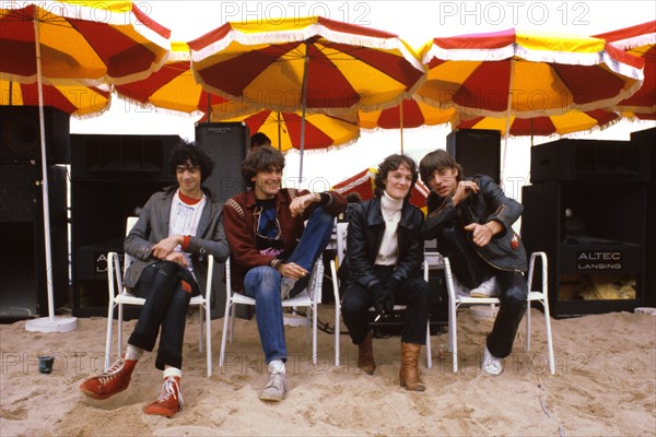 Le groupe Téléphone au festival de Cannes 1980