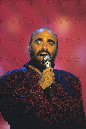 Le chanteur grec Demis Roussos