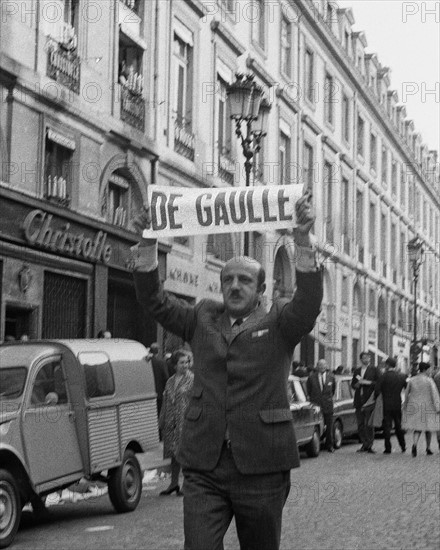 Manifestation gaulliste du 30 mai 1968