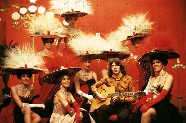 Antoine et les Bluebell Girls du Lido, Paris, avril 1966 par Jean-Marie Périer