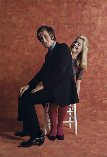 Jacques Dutronc and Catherine Deneuve, 1968