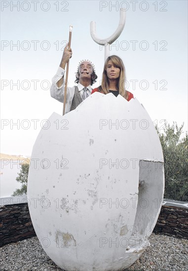 Françoise Hardy et Salvador Dali, 1968