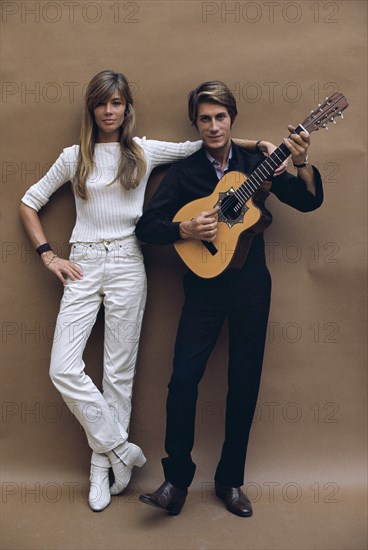 Françoise Hardy and Jacques Dutronc, 1967