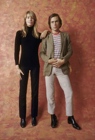 Françoise Hardy et Jean-Paul Goude, 1967