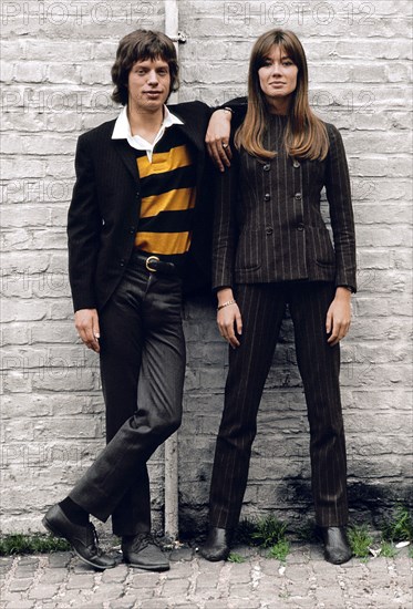 Françoise Hardy et Mick Jagger, 1965