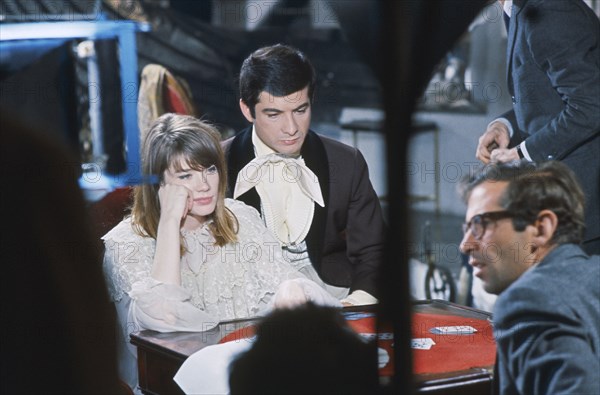Françoise Hardy and Jean-Claude Brialy, 1963